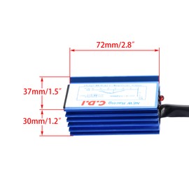 WOOSTAR 6 Pin AC Ignition Racing CDI Replacement for GY6 139QMB 152QMI 157QMJ Engine 50cc 70cc 90cc 125cc 150cc 250cc ATV Moped Scooter Go Kart