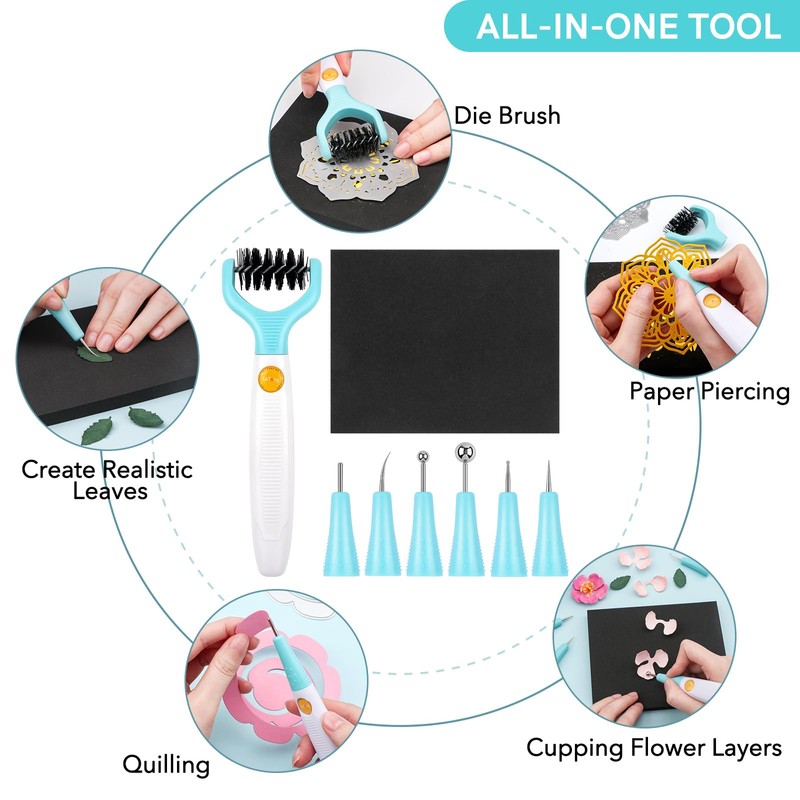 OTCRAFT 13 Pieces All-in-One Paper Shaping Tool Set and Die