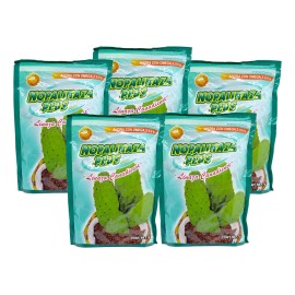 5 Bolsas Fibra Nopalinaza Plus (linaza Canadiense) 470 Grs. Sin Sabor