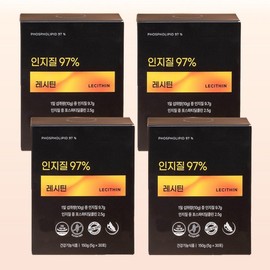 Canal Well Life Phospholipid 97% Lecithin, 4 boxes, 150g / 카낼웰라이프 인지질 97% 레시틴, 4박스, 150g