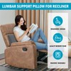 HOMBYS Lumbar Support Pillow for Recliner Chair, Memory Foam Back