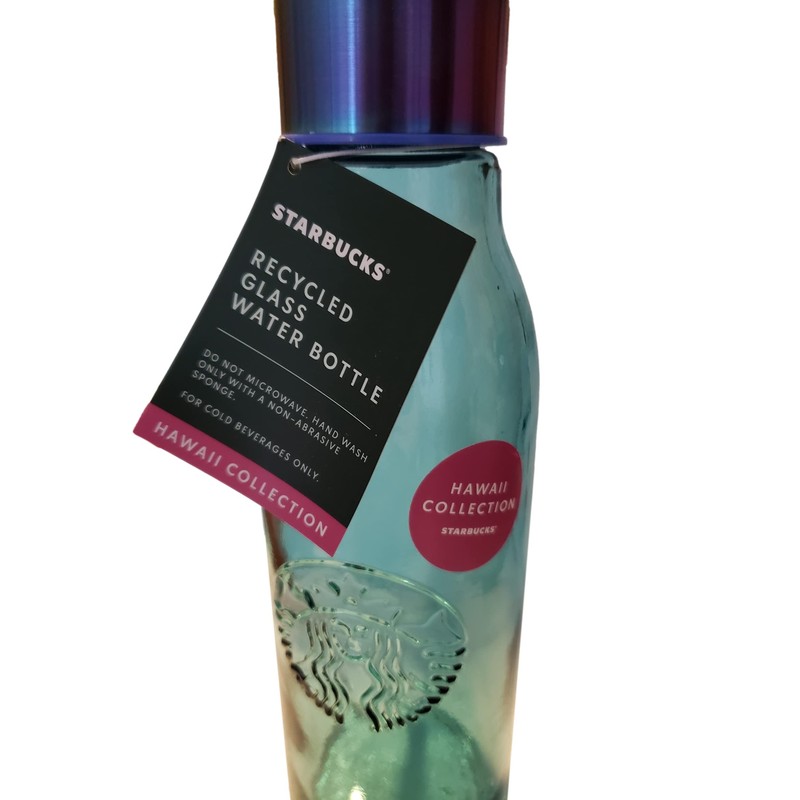 Starbucks Hawaii Collection: Recycled Glass Water Bottle