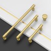 Asidrama 10 Pack 7.5 Inch(192mm) Brushed Gold Kitchen Cabinet Handles,