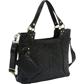 Amerileather Hazelle Leather Handbag/Shoulder Bag Black
