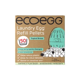 ecoegg Laundry Egg Refill Pellets | Laundry Detergent | No enzymes, bleaches or phosphates | 50 Loads | Tropical Breeze
