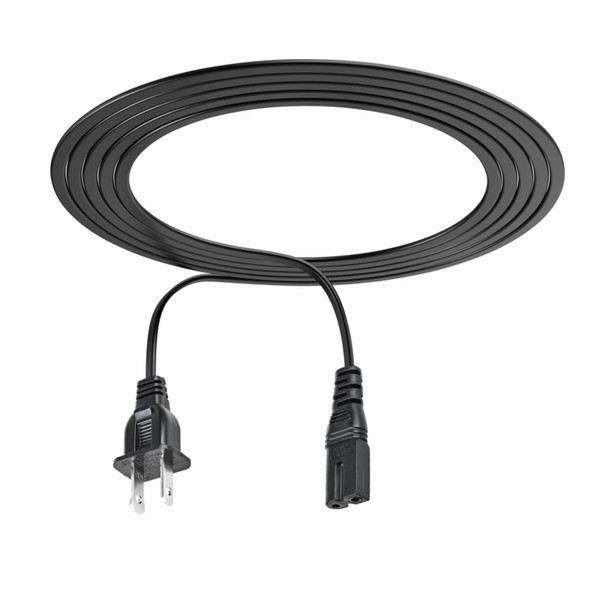 FITE ON 5ft AC Power Cord Compatible with T3 Voluminous