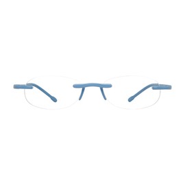 Scojo New York Gels Original Reading Glasses | 1.75x GEORGIA BLUE | Readers for Men & Women | Stylish, Scratch-Resistant Lenses