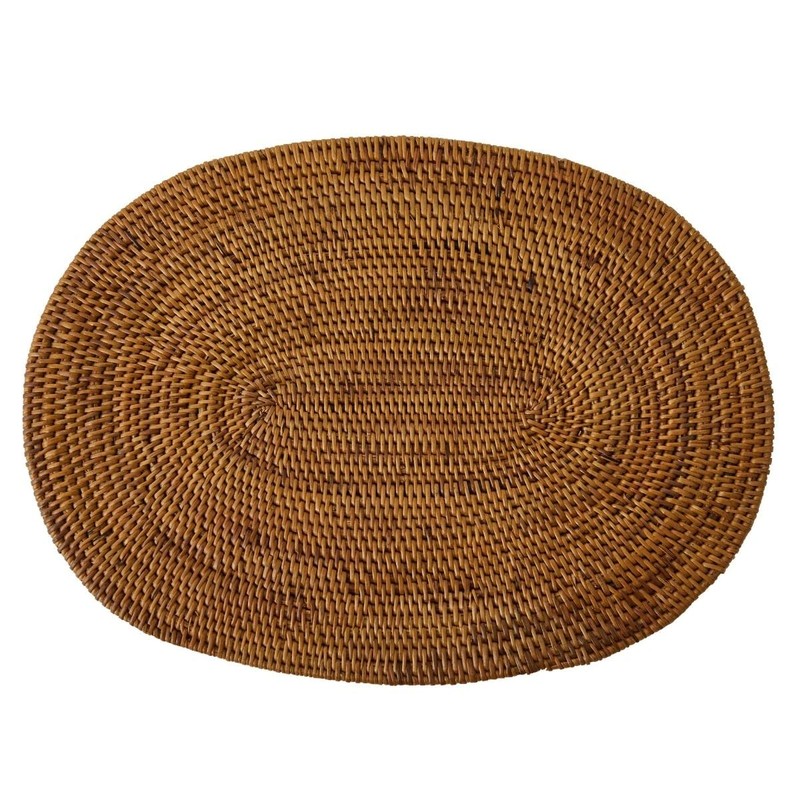 b2c Ata Placemat Oval-S (Natural) Placemat, Natural Material