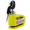 FD-MOTO Alarm Disc Lock & Reminder Cable Yellow Green