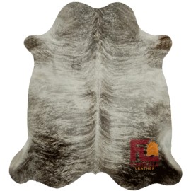 Fortezzaoutlet Cowhide Rug Light Brindle | Premium Quality | Large 6' x 7'