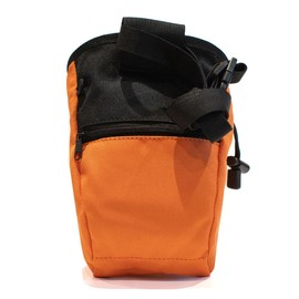 Psychi OG Chalk Bag with Storage Pocket and Waist Starp For Rock Climbing Bouldering (Orange)