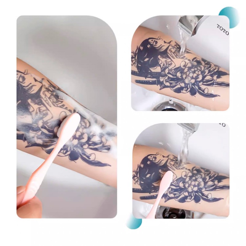Jagua Tattoo Stickers, 2 Weeks Disappearing Henna Tattoos Real Dragon