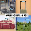 JAKOUE 2pcs Blue Luggage Handle Covers - Soft Suitcase Handle