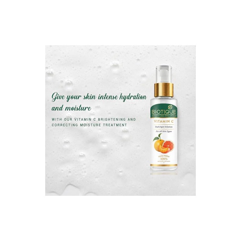 Biotique Vitamina C Dark Spot Solution Sérum facial, para todo