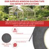T.R.U. DC-PEF12P Black Double Coated Window Glazing Tape: 1/8 in.