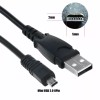 ABLEGRID USB Battery Charger Data SYNC Cable Cord For Olympus