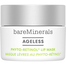 bareMinerals Ageless Phyto-Retinol Lip Mask with Plant-Based Retinol Alternative + Hyaluronic Acid, Leave-On Lip Sleeping Mask, Vegan