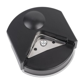 ZAAWUUT Mini Corner Round Paper Punch R4 Fillet Cutter DIY Craft Machine Paper Cutter Card Photo Corner Cutter Office School Photo Studio Accessories (Black)