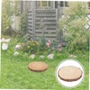 VICASKY Durable Garden Paver Wood Board Stepping Stone for Outdoor
