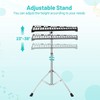 MEDIMALL 32 Notes Glockenspiel Kits, Percussion Xylophone with Adjustable Stand,