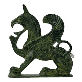 Griffin Lion Eagle Creature Statue Sculpture Real Bronze Ancient Greek Mythology