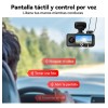 Cámara Redtiger A6 para Auto 4K Triple Cámara Wifi Pantalla