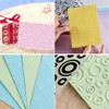 Pack of 12 Embossing Folders Plastic Embossing Folder Transparent Embossing