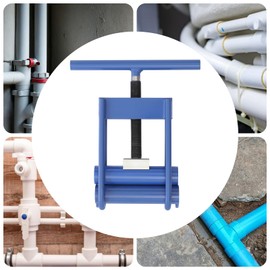 Undercat Pipe Squeeze-Off Tool, Manual Emergency Repair Pipe Shut Off Tool, for Diameter Less Than 2.48in PE, PPR, PVC, PP Plastic Water Pipe/Gas Pipeline, Blue
