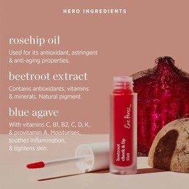 Ere Perez Beetroot Cheek & Lip Tint, Fun 4.5ml