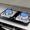 Aluminum Foil Gas Stove Burner Liners, 50 Pack Stove Burner