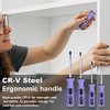 ACOSEA Purple Tool Set,223-Piece Tool Sets for Women,Tool Kit with