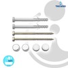 tecuro -436785 Toilet Mounting Set 6 x 85 mm with