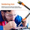 Soldering Iron Kit, 90 W LCD Digital Soldering Gun, 12-in-1