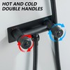 DOUBLUOEG RV Shower Faucet, Metal Camper Shower Faucet with Hose