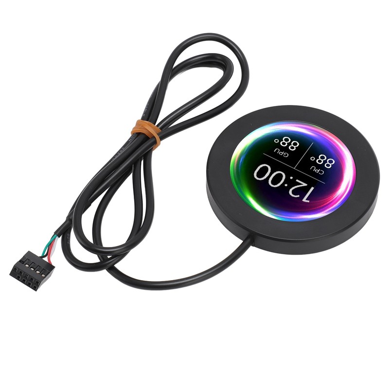 2.1 Inch AIO Computer Temp Monitor CPU Cooler LCD Display