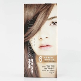 Kwailnara Fruits Wax Hair Color Pearl Pearl 6 Light Tan (W52711D) - Basic Product / 과일나라 후르츠왁스 헤어칼라 진주펄 6 밝은황갈색 (W52711D) - 기본상품