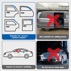 Baby Car Sun Shade, PEMOTech Car Sun Shade (Pack of 2) for Kids, Double Sided UV Protection, Car Window Sun Protection, Reduces Heat and UV Rays, for 99% of Cars