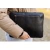 Gusti Austi Vegetable Tanned Laptop Case Leather Black Leather, black