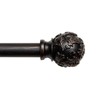 Exclusive Home Vine 1" Curtain Rod and Finial Set, Oil