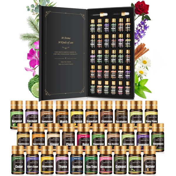 Wtrcsv Essential Oils Set -Essential Oils - 100% Natural Essential