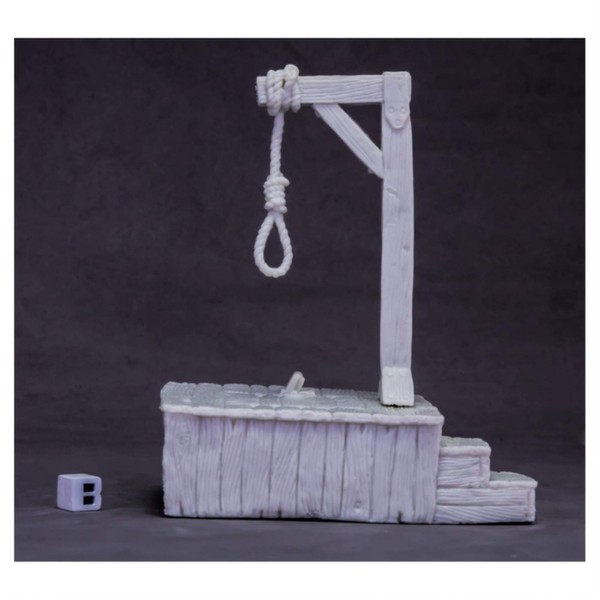 Reaper Hangmans Gibbet Miniature 25mm Heroic Scale Dark Heaven Bones