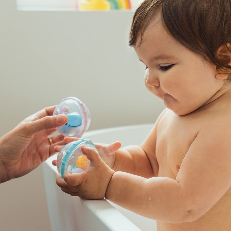 Munchkin Floating Bubbles Bath Toy, Pack of 4, Assorted Models