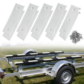 TENGBASE Boat Trailer Bed Slide Pads, Easier to Load The Boat on The Trailer, Suitable for 3 "x 10" Boat Trailer Bed Slide Pads, 8 Boat Trailer Berth Slip Mat + 2 Boat Trailer Bunk