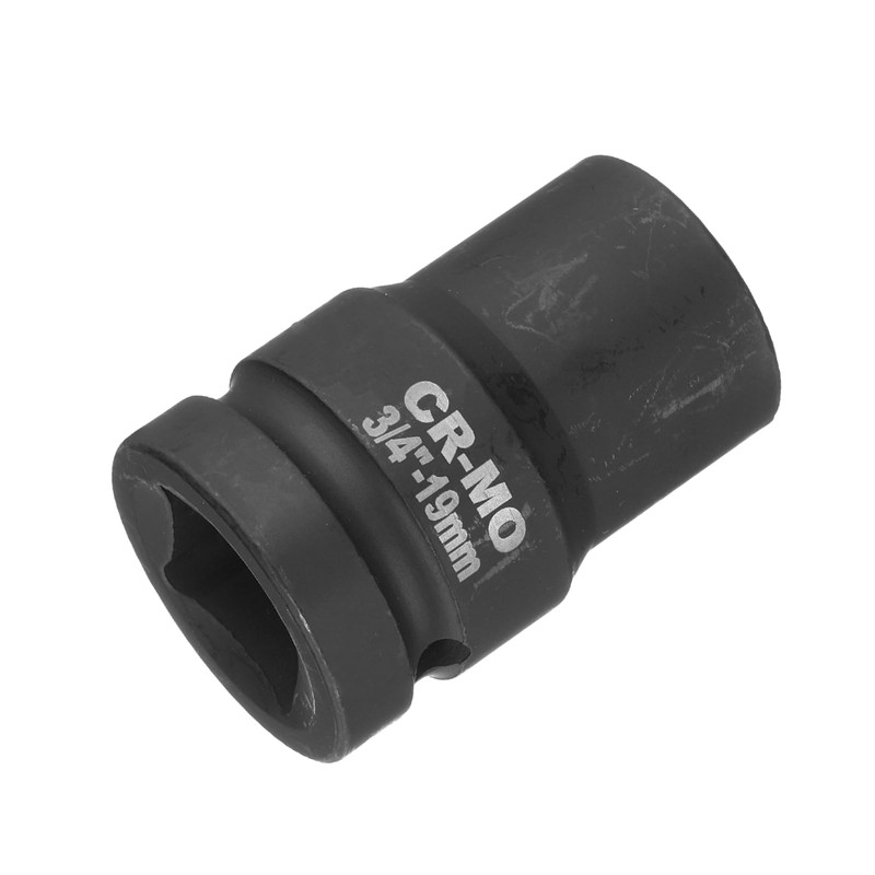 sourcing map 3/4-Inch Drive 12 Point Impact Socket 19mm Metric