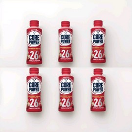 Core Power by Fairlife Protein Shake Strawberry Banana, 26g Protein 14oz 6-pack