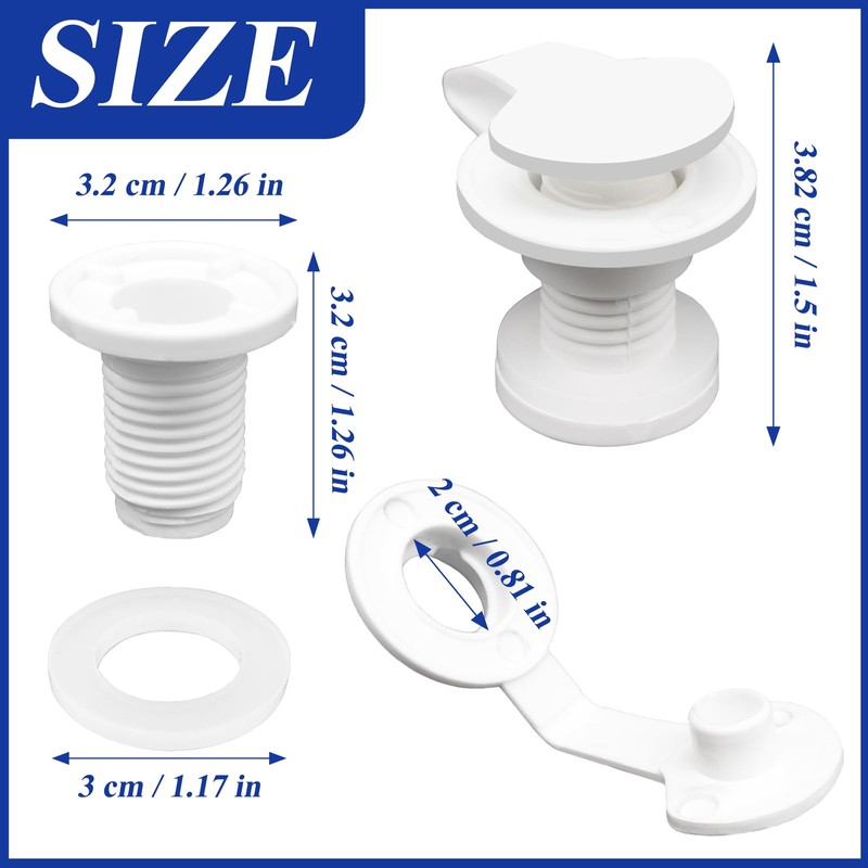 Niuohoy Cooler Drain Plug Replacement for Coleman Xtreme Shaft Length