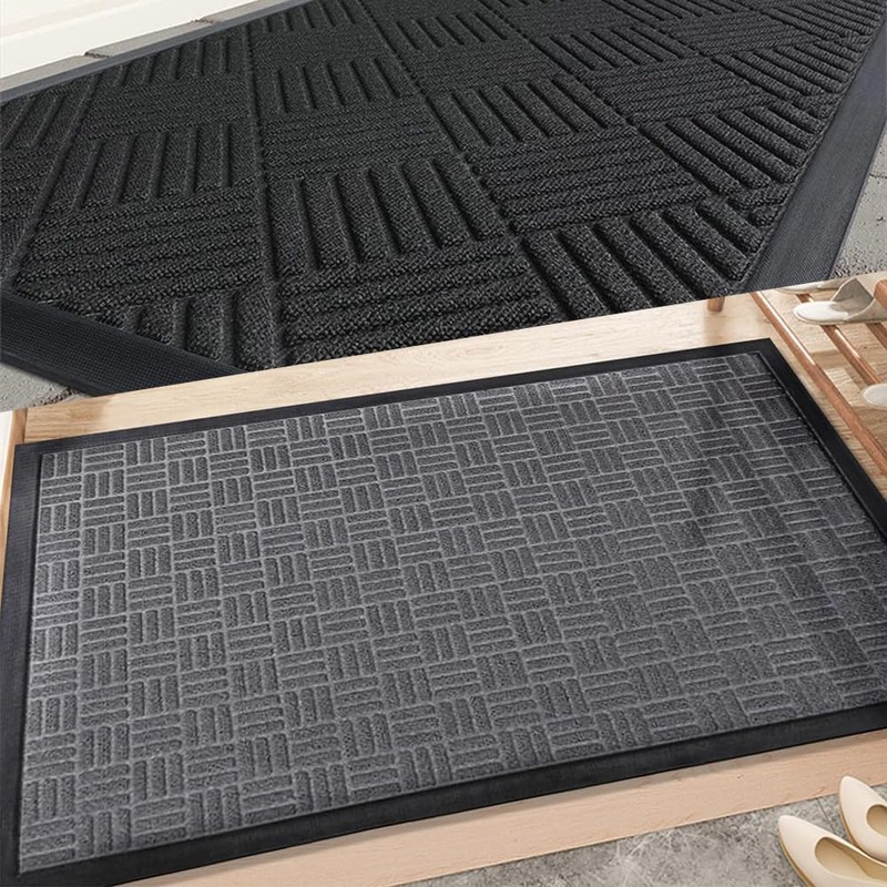 Front Door Mat, Heavy Duty Durable Doormat for Indoor Outdoor,