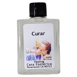 Healing Oil (Curar Aceite) by CASA ESOTERICA MAGICK SPACE - Spiritual & Physical Wellness - Promote Relaxation, Comfort & Rejuvenation-0.5 FL OZ(1 Pack)