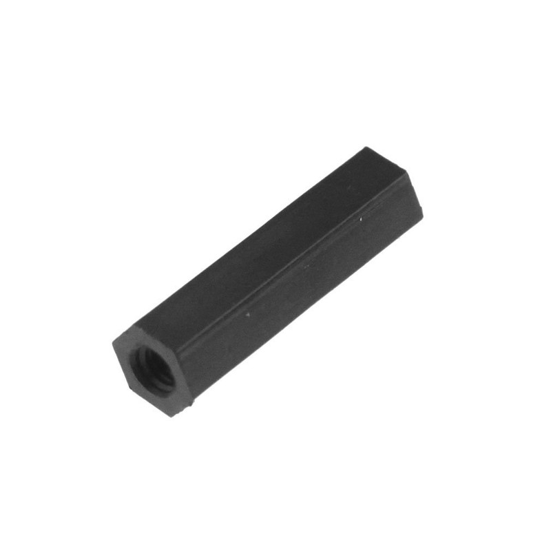 260pcs Black M-F Hex Spacers Screw Nut M3 Nylon Stand-off