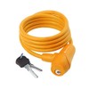 M Wave Unisex's S 8.15 S Spiral Cable Lock, Orange